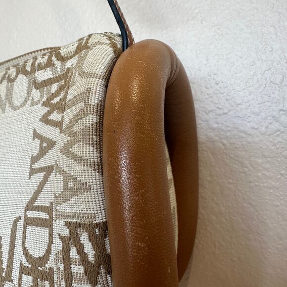 J.W. Anderson Logo Bumper Moon Shoulder Bag  Designer Luxury Neutral 9x7x1 $850 - Picture 12 of 13